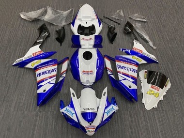 Discount 2007-2008 White Blue Red Volvo Fimer Sterilgarda Yamaha YZF 1000 R1 Motorcycle Fairings Canada