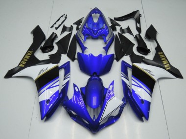 Discount 2007-2008 Blue White Black Gold Decal Yamaha YZF 1000 R1 Motorcycle Fairings Canada