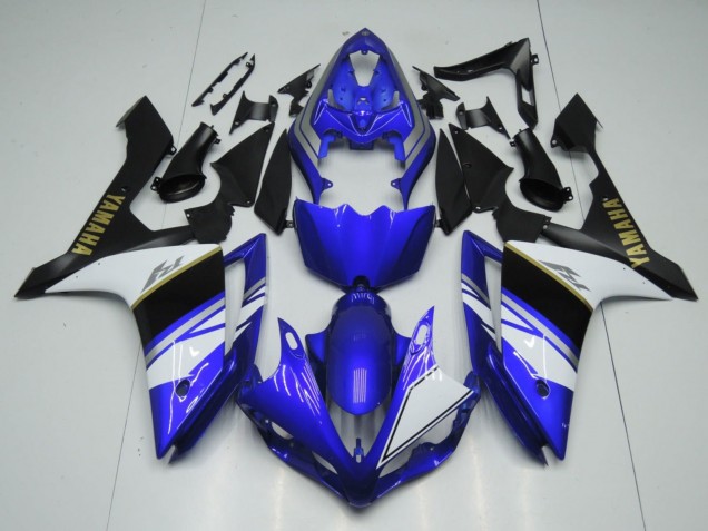 Discount 2007-2008 Blue White Black Gold Decal Yamaha YZF 1000 R1 Motorcycle Fairings Canada