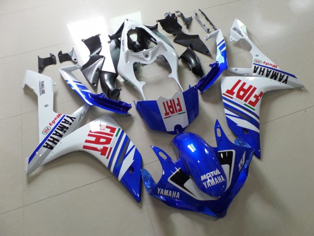 Discount 2007-2008 White Blue Red Fiat Yamaha YZF 1000 R1 Motorcycle Fairing Canada