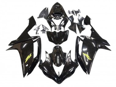 Discount 2007-2008 Glossy Black Gold Decal Yamaha YZF 1000 R1 Motorcycle Fairings Canada