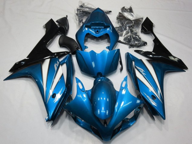 Discount 2007-2008 Blue White Black Yamaha YZF 1000 R1 Motorcycle Fairings Canada