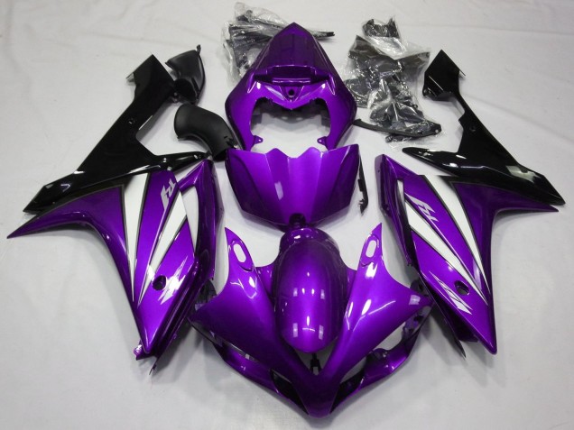 Discount 2007-2008 Purple White Black Yamaha YZF 1000 R1 Motorcycle Fairings Canada