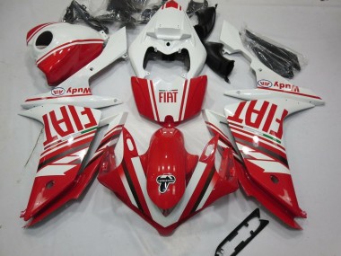 Discount 2007-2008 White Red Fiat Yamaha YZF 1000 R1 Motorcycle Fairings Canada