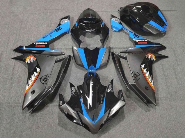 Discount 2007-2008 Glossy Black Blue Silver Orange White Shark Yamaha YZF 1000 R1 Motorcycle Fairings Canada
