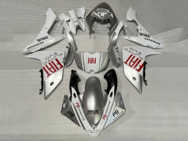 Discount 2007-2008 Silver White Red Fiat Yamaha YZF 1000 R1 Motorcycle Fairings Canada