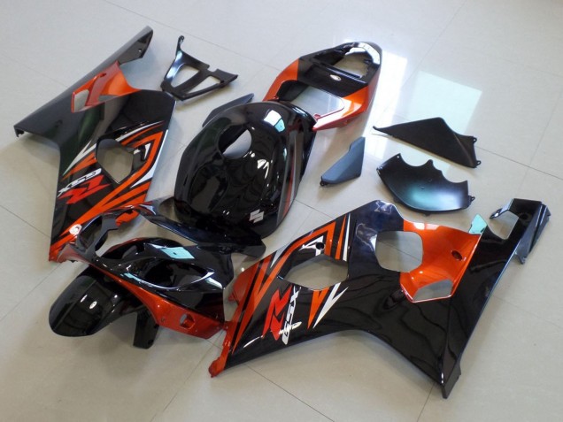 Discount 2004-2005 Glossy Black Orange Suzuki GSXR 600 / GSXR 750 Motorcycle Fairings Canada