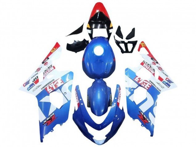 Discount 2004-2005 Blue White Red Motul Suzuki GSXR 600 / GSXR 750 Motorcycle Fairings Canada
