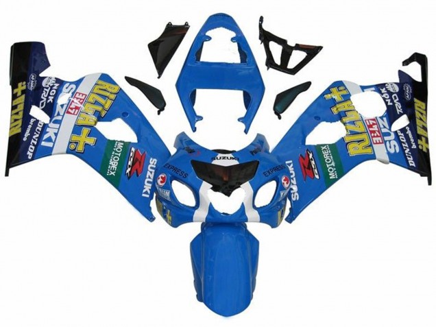 Discount 2004-2005 Blue Green Black Yellow Rizla Suzuki GSXR 600 / GSXR 750 Motorcycle Fairings Canada
