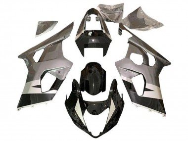 Discount 2004-2005 Silver Glossy Black Suzuki GSXR 600 / GSXR 750 Motorcycle Fairings Canada