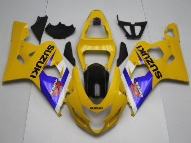 Discount 2004-2005 Yellow White Blue Black Suzuki GSXR 600 / GSXR 750 Motorcycle Fairings Canada