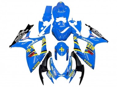 Discount 2006-2007 Blue Yellow Black Rizla Suzuki GSXR 600 / GSXR 750 Motorcycle Fairings Canada