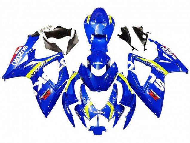 Discount 2006-2007 Blue White Yellow Red Ecstar Suzuki GSXR 600 / GSXR 750 Motorcycle Fairings Canada