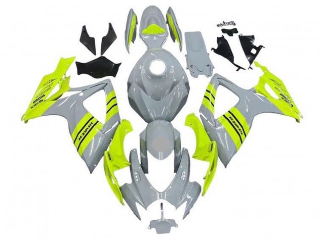 Discount 2006-2007 Grey Neon Yellow Suzuki GSXR 600 / GSXR 750 Motorcycle Fairings Canada