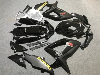 Discount 2006-2007 Matte Black Glossy Black Yellow Suzuki GSXR 600 / GSXR 750 Motorcycle Fairings Canada