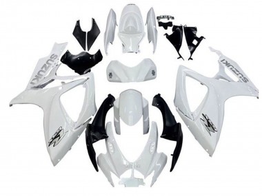 Discount 2006-2007 White Black Suzuki GSXR 600 / GSXR 750 Motorcycle Fairings Canada