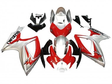 Discount 2006-2007 Silver Red Black Suzuki GSXR 600 / GSXR 750 Motorcycle Fairings Canada