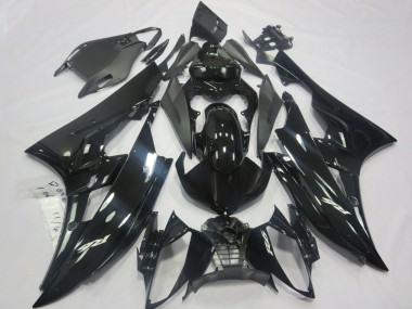 Discount 2006-2007 Glossy Black Matte Black Yamaha YZF R6 Motorcycle Fairings Canada