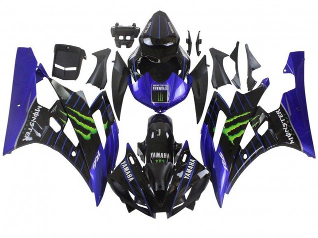 Discount 2006-2007 Blue Black Green Monster Yamaha YZF R6 Motorcycle Fairings Canada