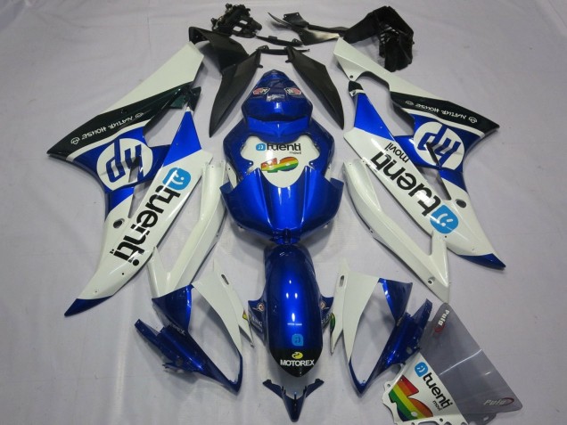 Discount 2006-2007 White Blue Black Yamaha YZF R6 Motorcycle Fairings Canada
