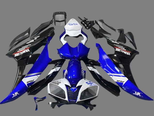 Discount 2006-2007 White Blue Glossy Black Yamalube Yamaha YZF R6 Motorcycle Fairings Canada