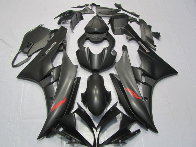 Discount 2006-2007 Matte Black Red Decals Yamaha YZF R6 Motorcycle Fairings Canada