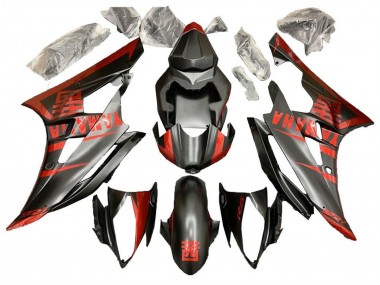 Discount 2006-2007 Red Matte Black Yamaha YZF R6 Motorcycle Fairing Canada