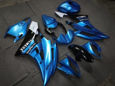 Discount 2006-2007 Blue Glossy Black White Yamaha YZF R6 Motorcycle Fairings Canada
