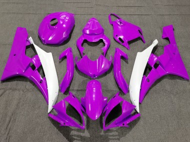 Discount 2006-2007 Purple White Yamaha YZF R6 Motorcycle Fairings Canada