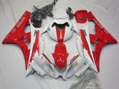Discount 2006-2007 White Red Motul Michelin Yamaha YZF R6 Motorcycle Fairings Canada