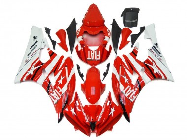 Discount 2006-2007 White Red Fiat Star Michelin Motul Yamaha YZF R6 Motorcycle Fairings Canada