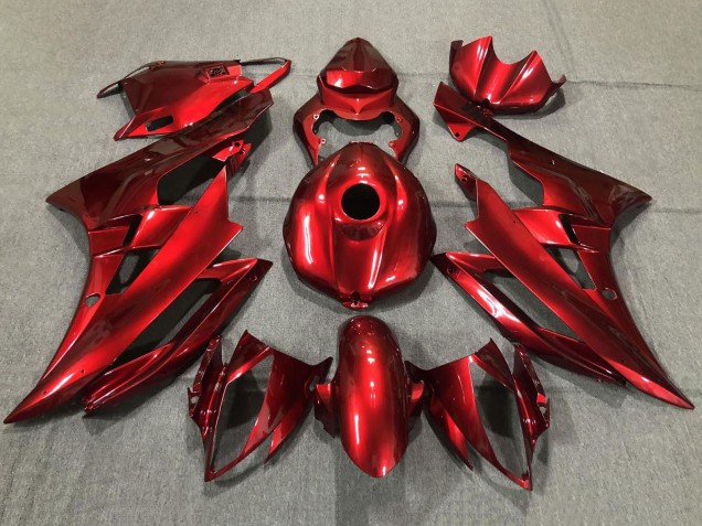 Discount 2006-2007 Red Yamaha YZF R6 Motorcycle Fairings Canada