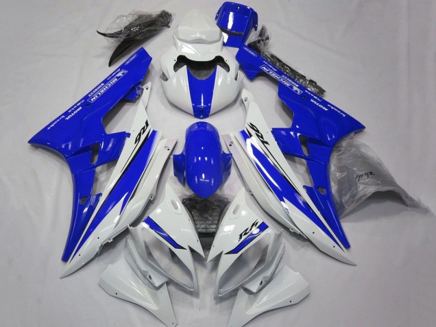 Discount 2006-2007 White Blue Motul Michelin Yamaha YZF R6 Motorcycle Fairings Canada