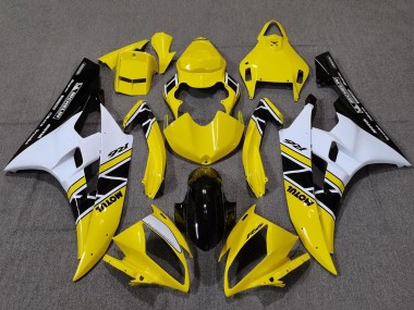 Discount 2006-2007 Yellow White Glossy Black Motul Michelin Yamaha YZF R6 Motorcycle Fairings Canada