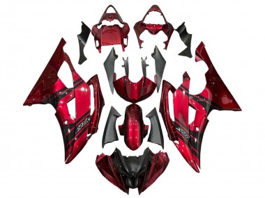 Discount 2008-2016 Red Black Stripe Yamaha YZF R6 Motorcycle Fairings Canada