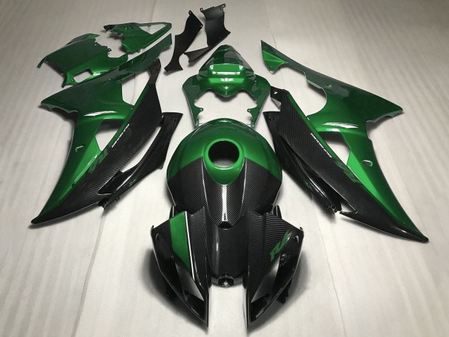 Discount 2008-2016 Green Carbon Fiber Style Yamaha YZF R6 Motorcycle Fairing Canada