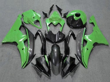 Discount 2008-2016 Green Carbon Fiber Style Yamaha YZF R6 Motorcycle Fairings Canada