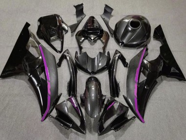 Discount 2008-2016 Black Carbon Fiber Style Purple Yamaha YZF R6 Motorcycle Fairings Canada