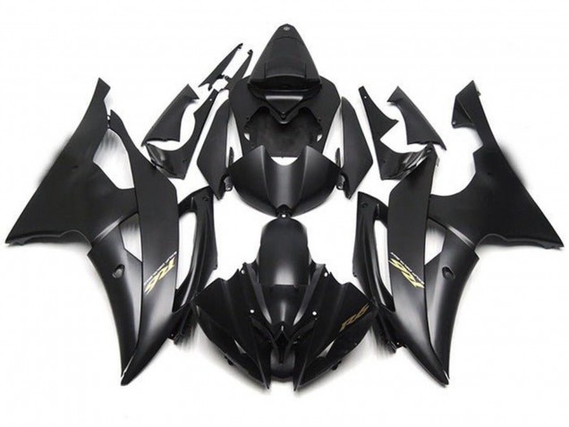Discount 2008-2016 Matte Black Gold Decals Yamaha YZF R6 Motorcycle Fairings Canada