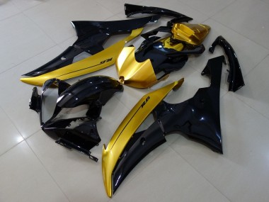 Discount 2008-2016 Gold Glossy Black Yamaha YZF R6 Motorcycle Fairings Canada
