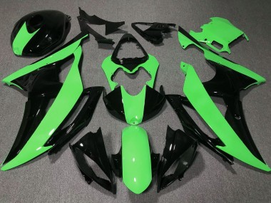Discount 2008-2016 Green Glossy Black Yamaha YZF R6 Motorcycle Fairings Canada