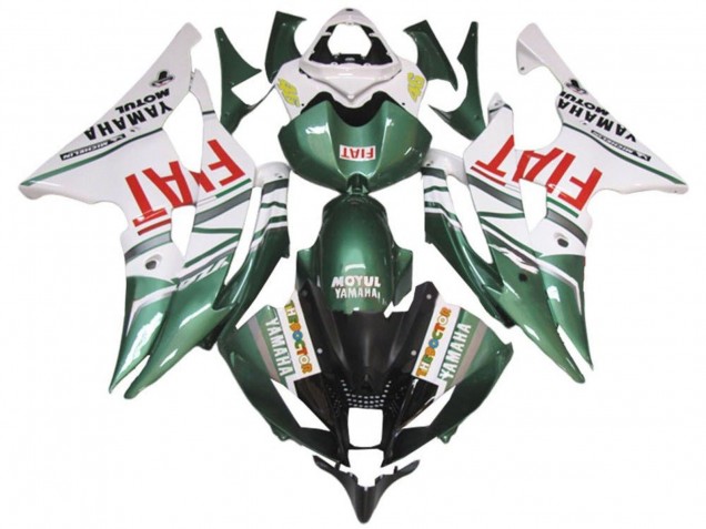 Discount 2008-2016 White Green Red Fiat Yamaha YZF R6 Motorcycle Fairings Canada