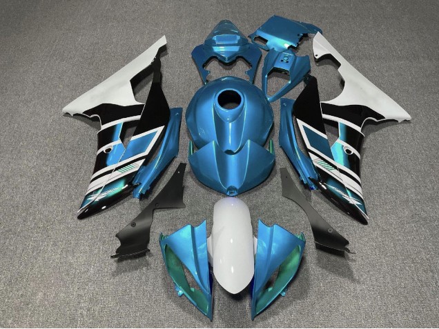 Discount 2008-2016 White Blue Black Stripe Yamaha YZF R6 Motorcycle Fairings Canada