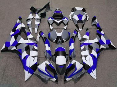Discount 2008-2016 White Blue Grey Black Camouflage Yamaha YZF R6 Motorcycle Fairings Canada