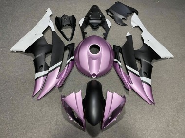 Discount 2008-2016 White Light Purple Matte Black Yamaha YZF R6 Motorcycle Fairings Canada