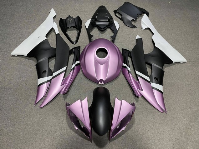 Discount 2008-2016 White Light Purple Matte Black Yamaha YZF R6 Motorcycle Fairings Canada