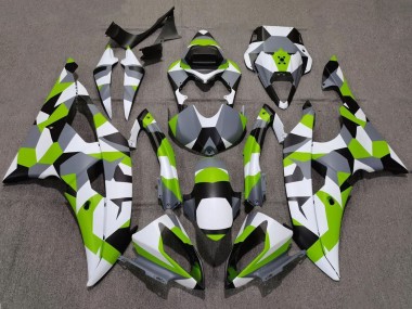 Discount 2008-2016 White Green Grey Black Camouflage Yamaha YZF R6 Motorcycle Fairings Canada