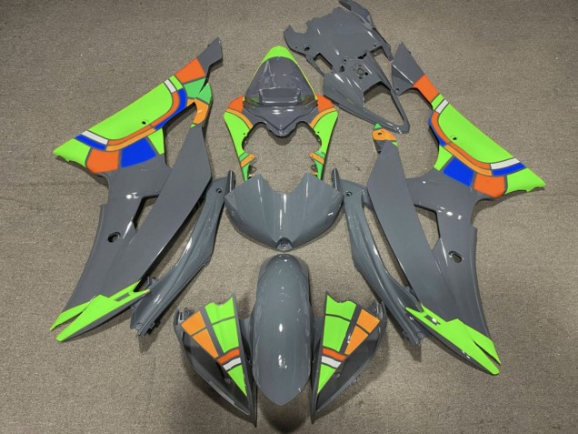 Discount 2008-2016 Nardo Grey Neon Green Color Wheel Yamaha YZF R6 Motorcycle Fairings Canada