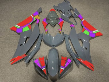 Discount 2008-2016 Nardo Grey Red Color Wheel Yamaha YZF R6 Motorcycle Fairings Canada