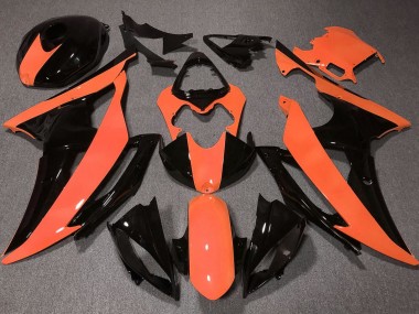 Discount 2008-2016 Orange Glossy Black Yamaha YZF R6 Motorcycle Fairings Canada
